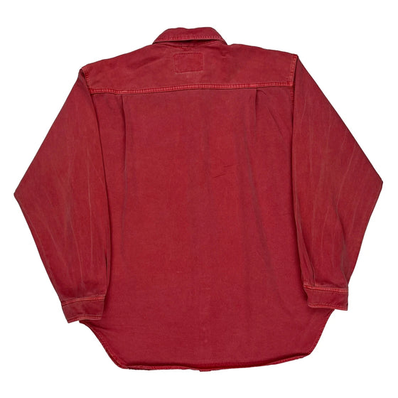 Adventure Team Marlboro Denim Shirt - Large Red Cotton