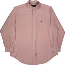  Ralph Lauren Long Sleeve Shirt - XL - Pink Cotton