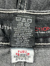 Hip Hop FUBU The Collection Cargo Jeans - 36W 31L - Black Cotton