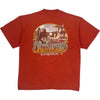 Harley Davidson Graphic T-Shirt - XL - Red Cotton