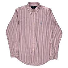  Ralph Lauren Striped Shirt - Medium Pink Cotton