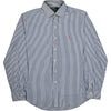 Polo Ralph Lauren Regent Custom Fit Shirt - Large - Blue Cotton