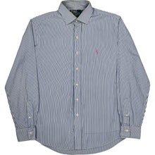  Polo Ralph Lauren Regent Custom Fit Shirt - Large - Blue Cotton