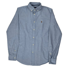  Ralph Lauren Slim Fit Shirt - Small Blue Cotton