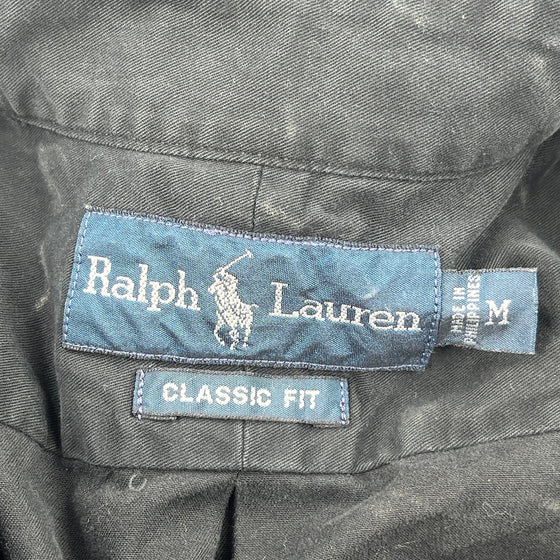 Ralph Lauren Shirt - Medium Black Cotton