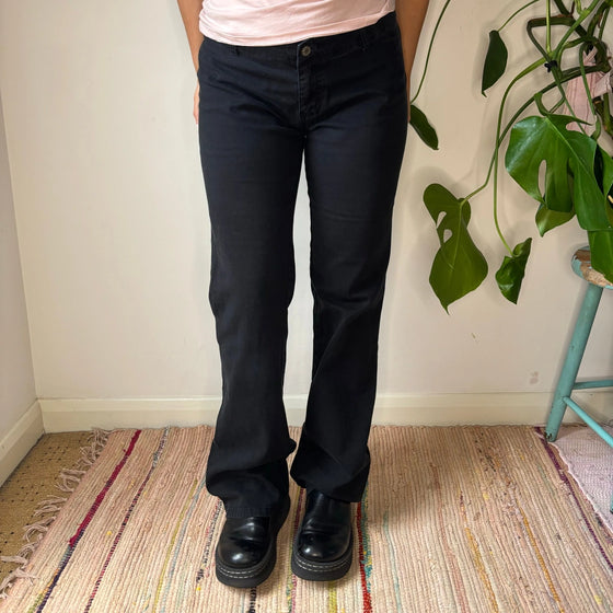 Vintage black Dickies Trousers - womens 32" waist