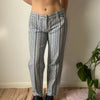 Vintage blue Dolce & Gabbana Trousers - womens 34" waist