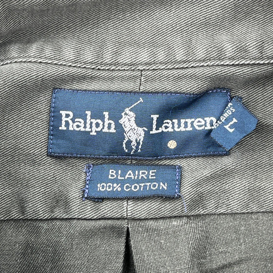 Blaire Ralph Lauren Shirt - Large Green Cotton