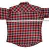 Wrangler Plaid Long Sleeve Shirt - XL - Red Cotton