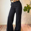 Vintage black Fuego Trousers - womens 29" waist