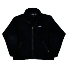  Synchilla Fleece Patagonia Jacket - Large Black Polyester