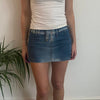 Vintage blue Miss Sixty Denim Skirt - womens 27" waist