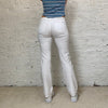 Vintage white Zero Trousers - womens 28" waist