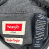 Wrangler Shirt - Small Black Cotton Blend