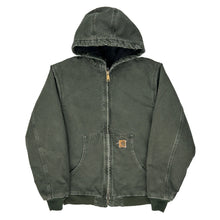  Age 14-16 Carhartt Jacket - XL Green Cotton