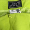 Vintage green Gianni Versace Midi Skirt - womens 27" waist