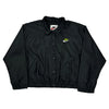 Nike Logo Nike Bomber Jacket - Large Black Polyester