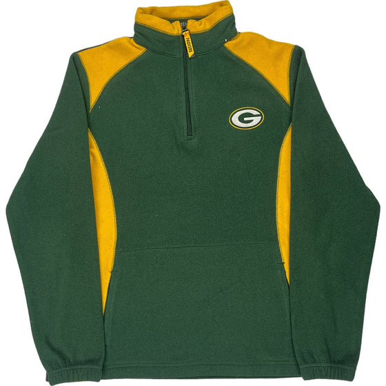 NFL Team Apparel Fleece Sweatshirt - Small - Green Polyester