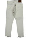 Levis 501 Skinny Jeans - W30 L27 - White Cotton