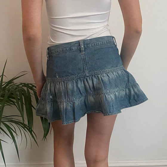 Vintage blue Terranova Denim Skirt - womens 31" waist