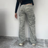 Vintage grey Oxygen Cargo Trousers - womens 30" waist