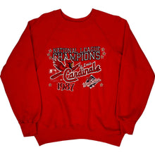  Bassett-Walker St. Louis Cardinals 1987 Sweatshirt - large - Red Cotton