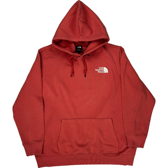 The North Face Hoodie - 3XL - Red Cotton Blend