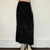 Vintage black Cix & Co Midi Skirt - womens 26" waist