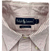 Ralph Lauren Striped Shirt - XL - Red Cotton