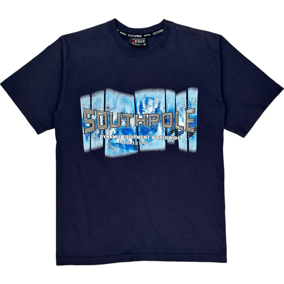 Southpole Graphic T-Shirt - Medium - Navy Cotton