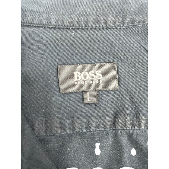 Boss Hugo Boss Shirt - Large - Black Cotton