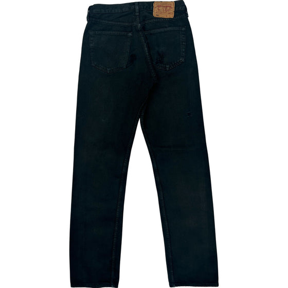 Levis 501 Jeans - 30W 33L - Black Cotton