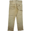 Carhartt Relaxed Fit Trousers - 32W 30L - Beige Cotton Blend