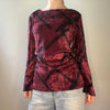 Vintage burgundy Gabriele Bellini Top - womens medium