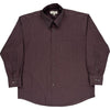 Yves Saint Laurent Classic Shirt - Large - Burgundy Cotton Blend