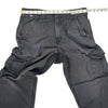 Carhartt Cargo Trousers - 32W 30L - Black Cotton Blend