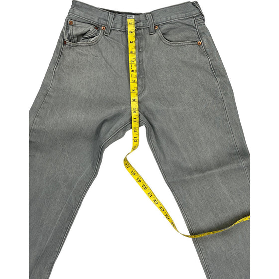 Levis 501 Jeans - 28W 27L - Grey Cotton