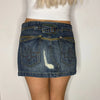 Vintage blue Yes Miss Denim Skirt - womens 32" waist