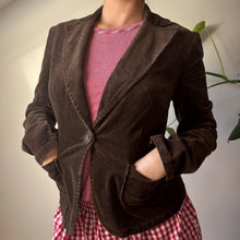  Vintage brown Bellina Cord Jacket - womens small