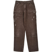  Carhartt Loose Original Fit Carpenter Trousers - 32W 35L - Brown Cotton