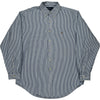 Ralph Lauren Yarmouth Striped Shirt - Large - Blue Cotton