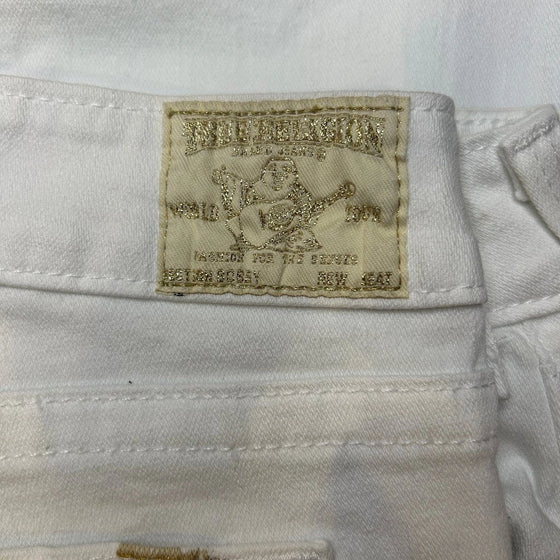 Vintage white Bobby True Religion Jeans - womens 28" waist