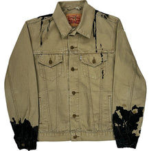  Levis Denim Jacket - Large - Beige Cotton