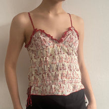  Vintage red Le Full Cami Top - womens x-small