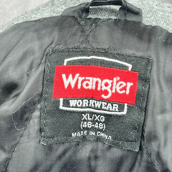 Wrangler Jacket - XL Grey Cotton Blend