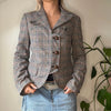 Vintage grey Stefanel Blazer - womens x-small