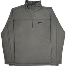  Patagonia 1/4 Zip Fleece - Large - Grey Polyester