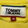 Tommy Jeans Graphic Sweatshirt - Medium Yellow Cotton