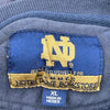 Notre Dame Unbranded Graphic Sweatshirt - XL Blue Cotton Blend