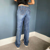 Vintage blue Miss Sixty Jeans - womens 27" waist